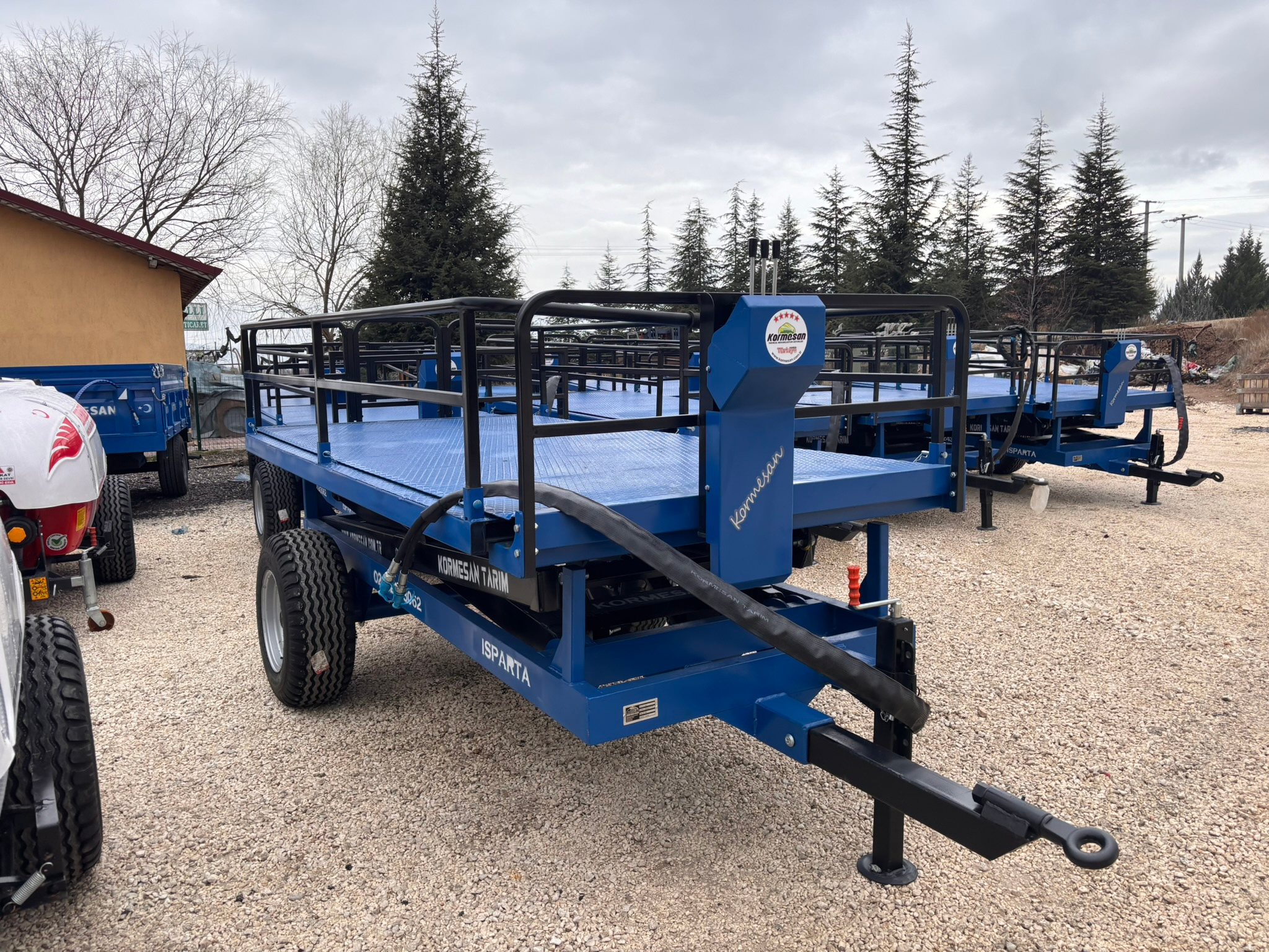 Hasat Platformu (Meyve Toplama Römorku)